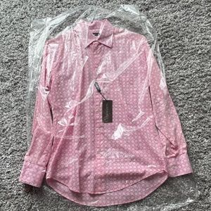 Designer Men’s Patterned Button Down Shirt